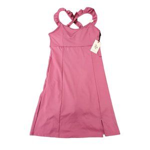 Women's Sincerely Jules Golf and Tennis Sportswear Cross‎ Back Dress Mauve Pink